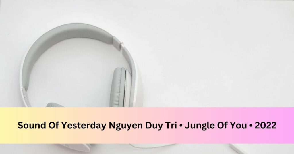 Sound Of Yesterday Nguyen Duy Tri • Jungle Of You • 2022