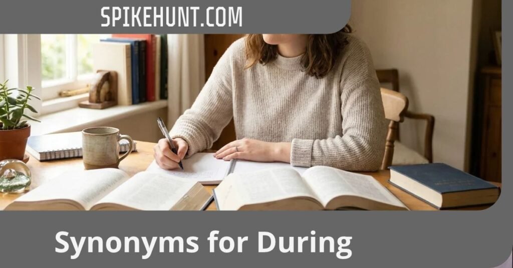 Synonyms for During