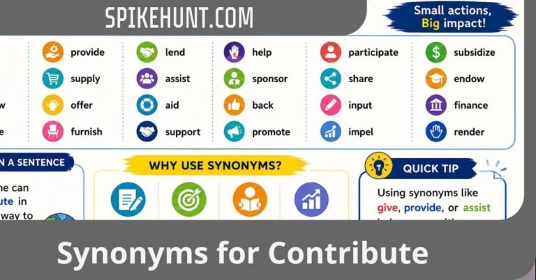 Synonyms for Contribute