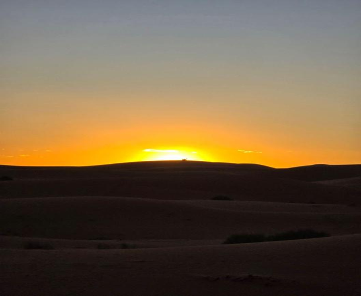 Sunrise Over the Erg Chebbi Dunes